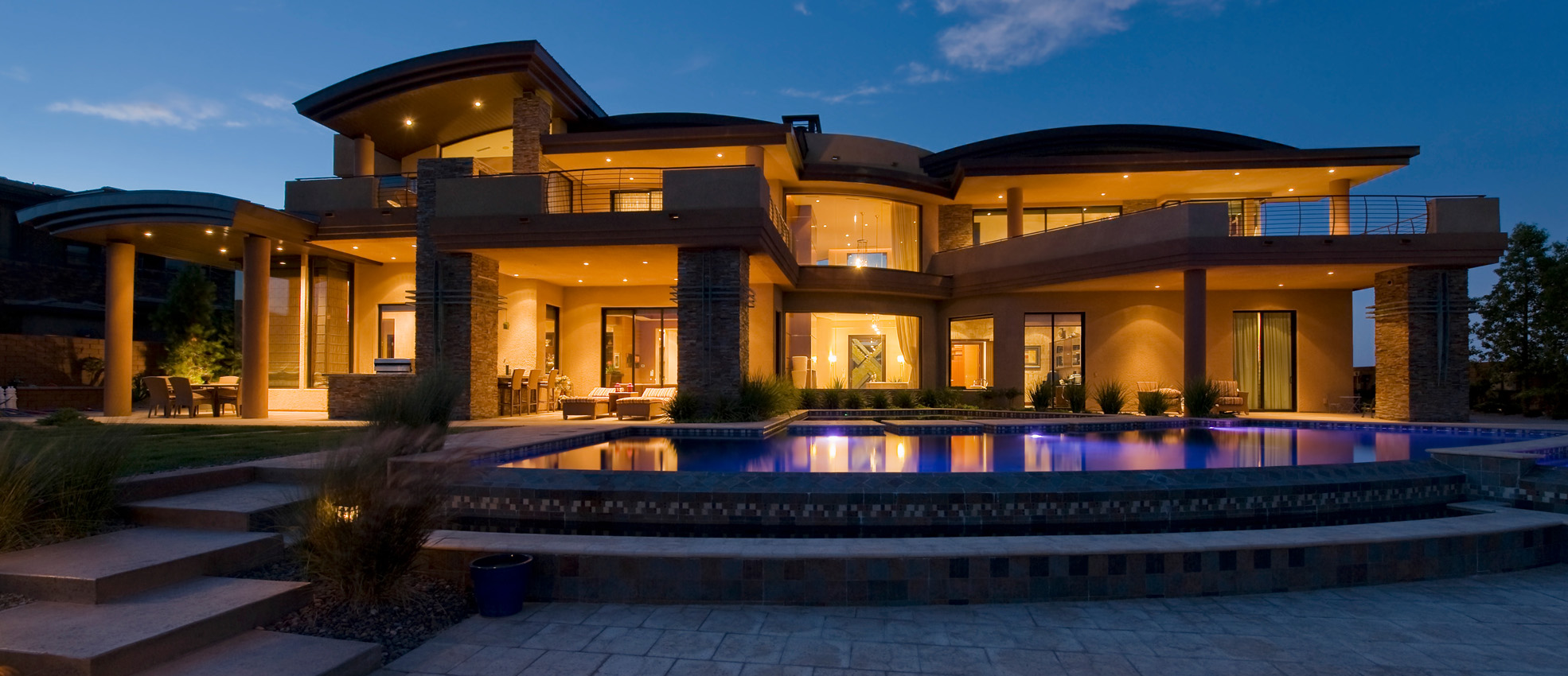 Thousand Oaks Home after Sunset